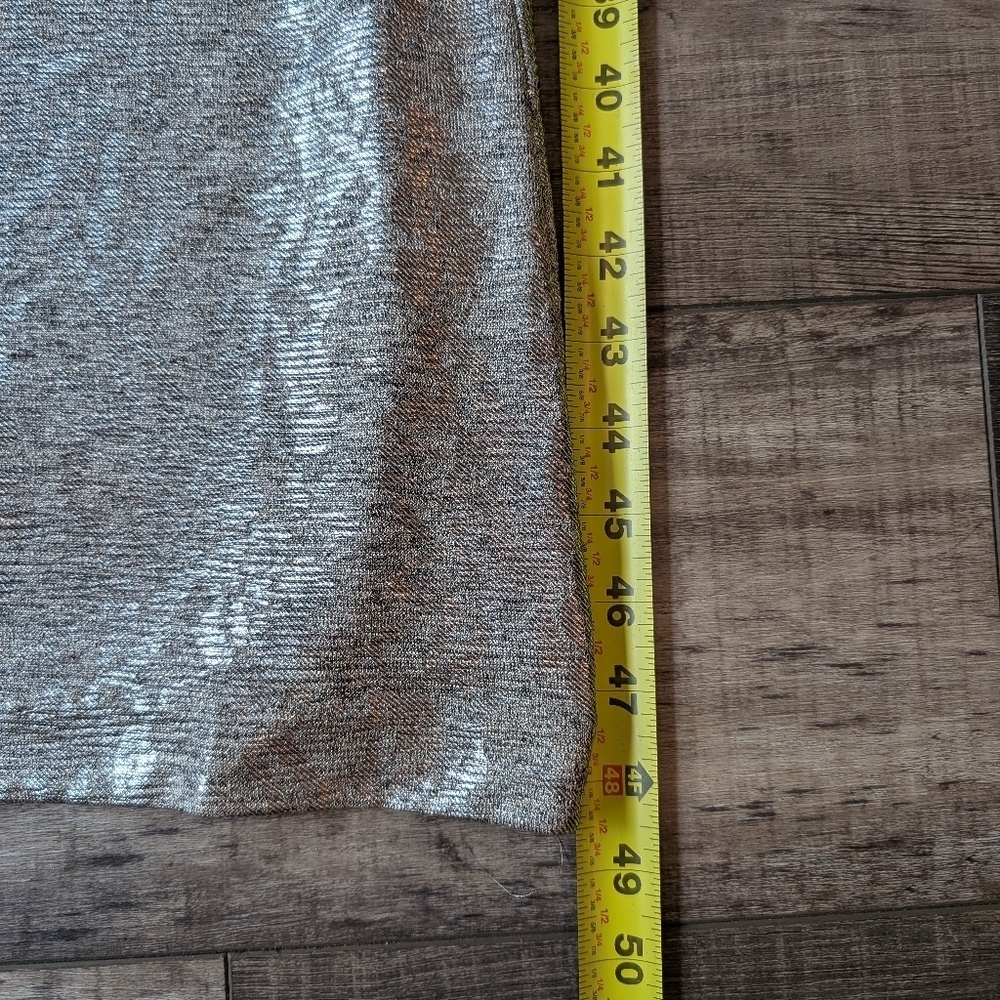 Lauren Ralph Lauren Metalic Silver Evening Gown Size 2. - Picture 14 of 14